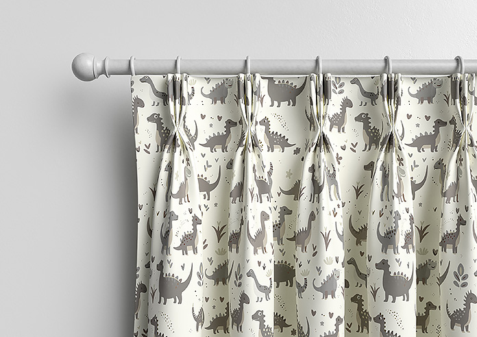 Dino Land, Fossil Grey - Made to Measure Curtains - Image 11